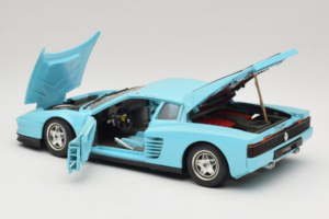 Ferrari Testarossa Borsenmodell 1997 Edizione Limitata Blu Bburago 1:18 B002 Pressofusione — immagine 5 di 8