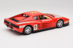 Ferrari Testarossa Brummel #5 Rosso 1984 Bburago 1:18 3004-P1 Pressofusione — immagine 3 di 8