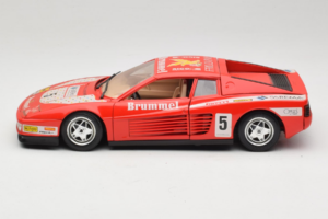 Ferrari Testarossa Brummel #5 Rosso 1984 Bburago 1:18 3004-P1 Pressofusione — immagine 4 di 8