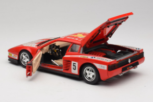 Ferrari Testarossa Brummel #5 Rosso 1984 Bburago 1:18 3004-P1 Pressofusione — immagine 5 di 8