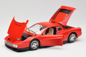 Ferrari Testarossa Rosso Bburago 1:18 3019 Pressofusione — immagine 2 di 8