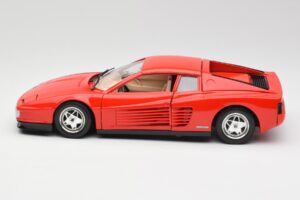 Ferrari Testarossa Rosso Bburago 1:18 3019 Pressofusione — immagine 4 di 8