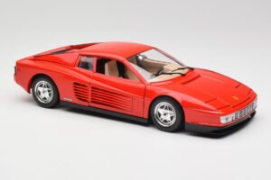 Ferrari Testarossa Rosso Bburago 1:18 3019 Pressofusione — immagine 6 di 8