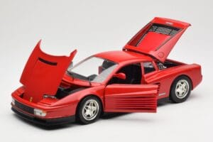 Ferrari Testarossa Rosso Hot Wheels 1:18 23918 Pressofusione — immagine 2 di 8