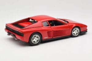 Ferrari Testarossa Rosso Hot Wheels 1:18 23918 Pressofusione — immagine 3 di 8