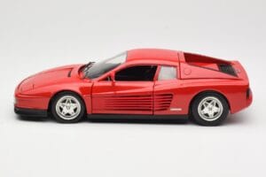 Ferrari Testarossa Rosso Hot Wheels 1:18 23918 Pressofusione — immagine 4 di 8