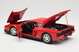 Ferrari Testarossa Rosso Hot Wheels 1:18 23918 Pressofusione — immagine 5 di 8