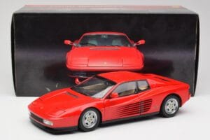 Ferrari Testarossa Rosso Kyosho 1:18 08422R Pressofusione — immagine 8 di 8