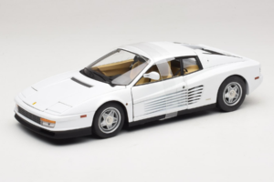 Ferrari Testarossa Bianco Miami Vice Hot Wheels 1:18 P9904 Pressofusione