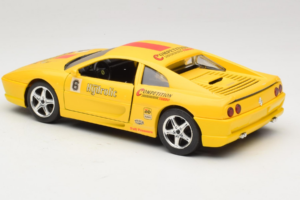 Ferrari F355 Berlinetta Giallo Racing Solido 1:18 9009-Y1 Pressofusione — immagine 7 di 8