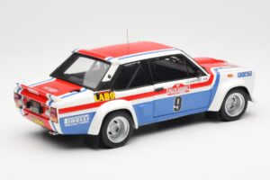 Fiat 131 Abarth Fiat France #9 J-C. Andruet / C. Delferrier Winner Rally Sanremo 1977 Kyosho 1:18 08375A Pressofusione — immagine 3 di 8