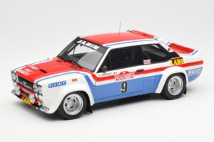 Fiat 131 Abarth Fiat France #9 J-C. Andruet / C. Delferrier Winner Rally Sanremo 1977 Kyosho 1:18 08375A Pressofusione