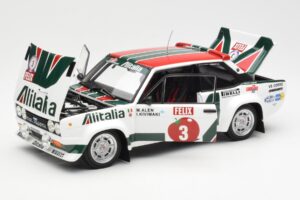 Fiat 131 Abarth #3 M. Alen / I. Kivimaki Winner Rally 1000 Lakes 1980 Kyosho 1:18 08376H Pressofusione — immagine 2 di 8
