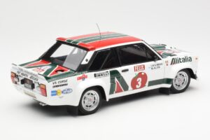 Fiat 131 Abarth #3 M. Alen / I. Kivimaki Winner Rally 1000 Lakes 1980 Kyosho 1:18 08376H Pressofusione — immagine 3 di 8