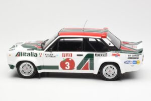 Fiat 131 Abarth #3 M. Alen / I. Kivimaki Winner Rally 1000 Lakes 1980 Kyosho 1:18 08376H Pressofusione — immagine 4 di 8