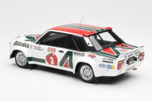 Fiat 131 Abarth #3 M. Alen / I. Kivimaki Winner Rally 1000 Lakes 1980 Kyosho 1:18 08376H Pressofusione — immagine 7 di 8