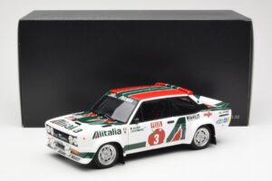 Fiat 131 Abarth #3 M. Alen / I. Kivimaki Winner Rally 1000 Lakes 1980 Kyosho 1:18 08376H Pressofusione — immagine 8 di 8