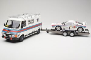 Fiat 242 & Lancia 037 Group B #1 W. Rohrl / C. Geistdorfer Rally Monte Carlo 1983 Otto 1:18 OT360 Resina — immagine 7 di 7