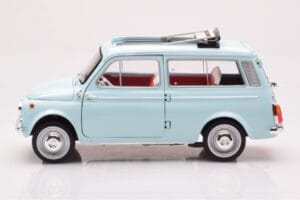 Fiat 500 Giardiniera Acquamarina Blu Norev 1:18 187742 Pressofusione — immagine 4 di 7