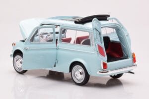 Fiat 500 Giardiniera Acquamarina Blu Norev 1:18 187742 Pressofusione — immagine 5 di 7
