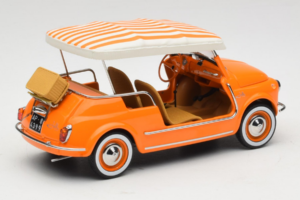 Fiat 500 Jolly Arancione Norev 1:18 187791 Pressofusione — immagine 2 di 6