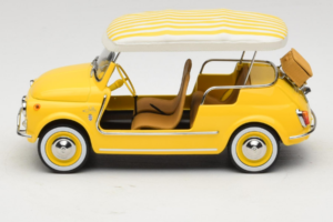Fiat 500 Jolly Giallo Norev 1:18 187790 Pressofusione — immagine 3 di 6