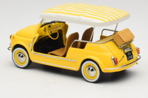 Fiat 500 Jolly Giallo Norev 1:18 187790 Pressofusione — immagine 5 di 6