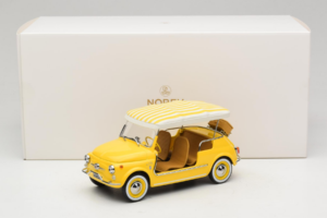 Fiat 500 Jolly Giallo Norev 1:18 187790 Pressofusione — immagine 6 di 6
