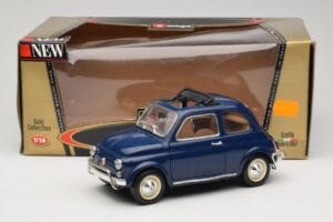 Fiat 500 L Blu Bburago 1:18 3327 Pressofusione — immagine 8 di 8