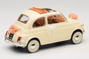Fiat 500 L Avorio Wedding Gift Norev 1:18 187780 Pressofusione — immagine 2 di 6