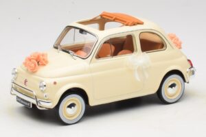 Fiat 500 L Avorio Wedding Gift Norev 1:18 187780 Pressofusione