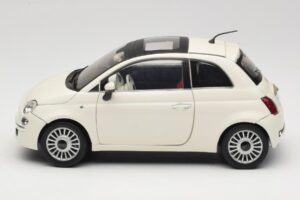 Fiat 500 Bianco Mondo Motors 1:18 500291 Pressofusione — immagine 4 di 8