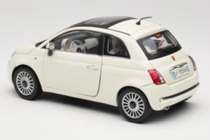 Fiat 500 Bianco Mondo Motors 1:18 500291 Pressofusione — immagine 7 di 8