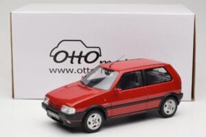 Fiat Uno Turbo IE Rosso Racing Otto 1:18 OT487 Resina — immagine 6 di 6