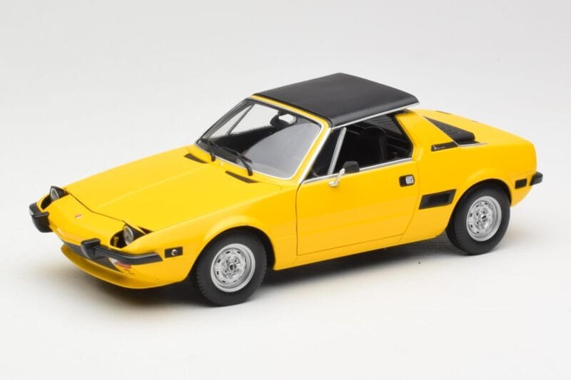 Fiat X1/9 Giallo Minichamps 1:18 100121664 Pressofusione