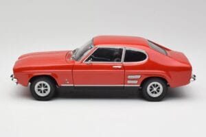 Ford Capri Mk1 1700 GT Rosso Minichamps 1:18 180089001 Pressofusione — immagine 4 di 8