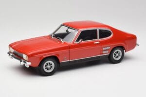 Ford Capri Mk1 1700 GT Rosso Minichamps 1:18 180089001 Pressofusione