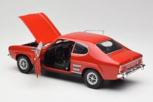 Ford Capri Mk1 1700 GT Rosso Minichamps 1:18 180089001 Pressofusione — immagine 5 di 8