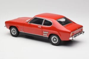 Ford Capri Mk1 1700 GT Rosso Minichamps 1:18 180089001 Pressofusione — immagine 7 di 8