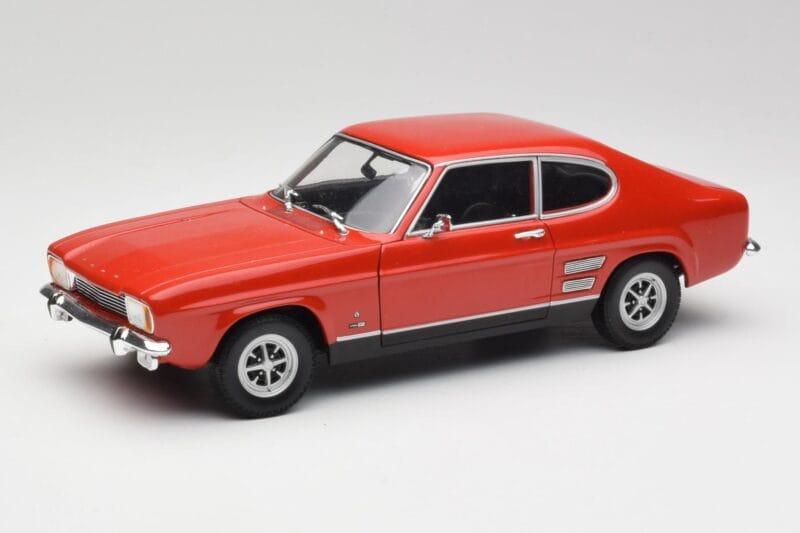 Ford Capri Mk1 1700 GT Rosso Minichamps 1:18 180089001 Pressofusione