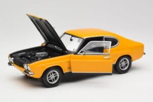 Ford Capri 2600 RS Signal Giallo Con Nero Minichamps 1:18 180089070 Pressofusione — immagine 2 di 8