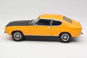 Ford Capri 2600 RS Signal Giallo Con Nero Minichamps 1:18 180089070 Pressofusione — immagine 4 di 8