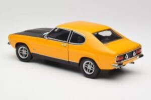 Ford Capri 2600 RS Signal Giallo Con Nero Minichamps 1:18 180089070 Pressofusione — immagine 7 di 8