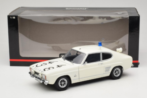 Ford Capri Autobahnpolizei Dusseldorf Minichamps 1:18 150089090 Pressofusione — immagine 8 di 8