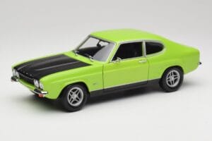 Ford Capri Mk1 RS 2600 Verde & Nero Minichamps 1:18 150089075 Pressofusione