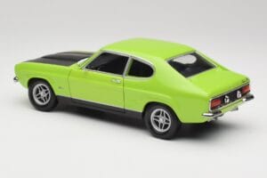 Ford Capri Mk1 RS 2600 Verde & Nero Minichamps 1:18 150089075 Pressofusione — immagine 7 di 8
