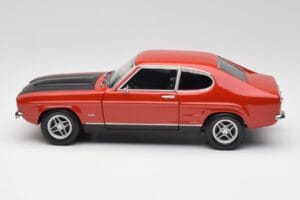 Ford Capri Mk1 RS 2600 Rosso & Nero Minichamps 1:18 150089076 Pressofusione — immagine 4 di 8