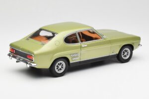 Ford Capri Mk1 Verde Chiaro Metallizzato Minichamps 1:18 18008900 Pressofusione — immagine 3 di 8