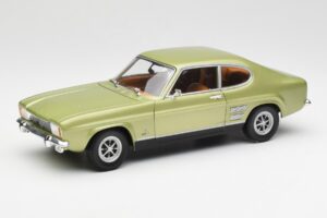 Ford Capri Mk1 Verde Chiaro Metallizzato Minichamps 1:18 18008900 Pressofusione