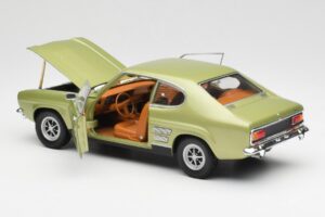 Ford Capri Mk1 Verde Chiaro Metallizzato Minichamps 1:18 18008900 Pressofusione — immagine 5 di 8
